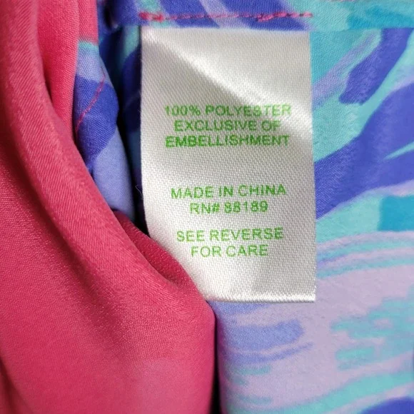 Lilly Pulitzer Embellished Swim Beach Cover-Up Size Small Coastal Resort Wear